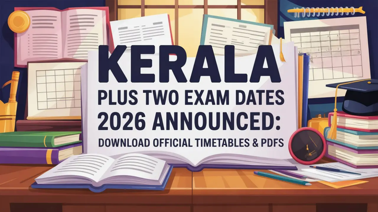 Kerala Plus Two Exam Dates 2026 Announced | Download Official Timetable